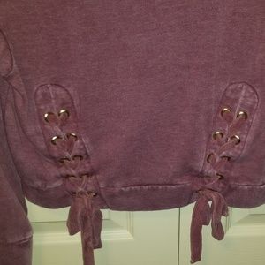 Tops - Criss cross hoodie Tops - Criss cross hoodie